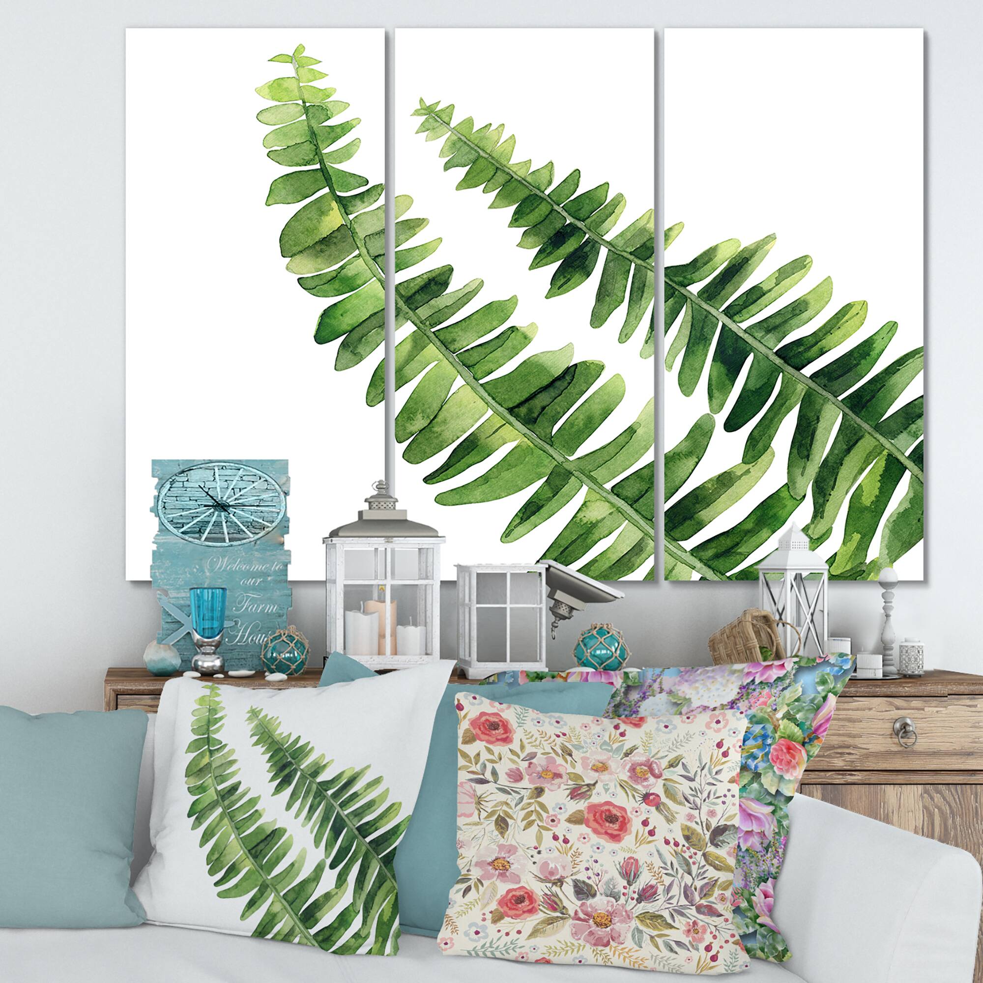 Designart - Fern Leaves Detail I